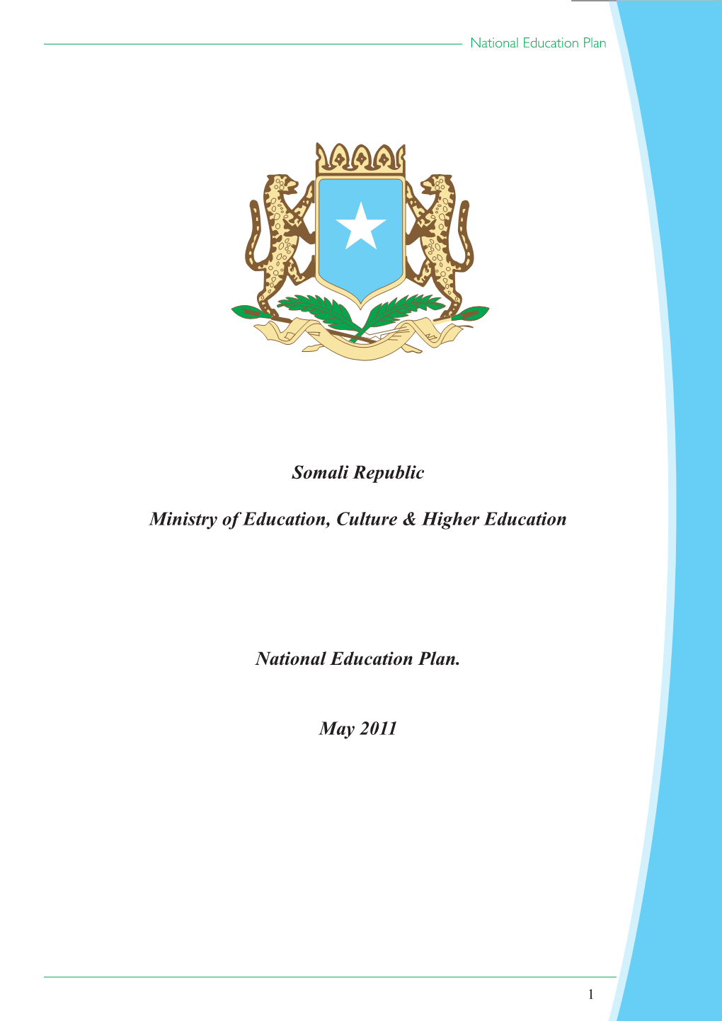 Somali Republic Ministry of Education, Culture & Higher