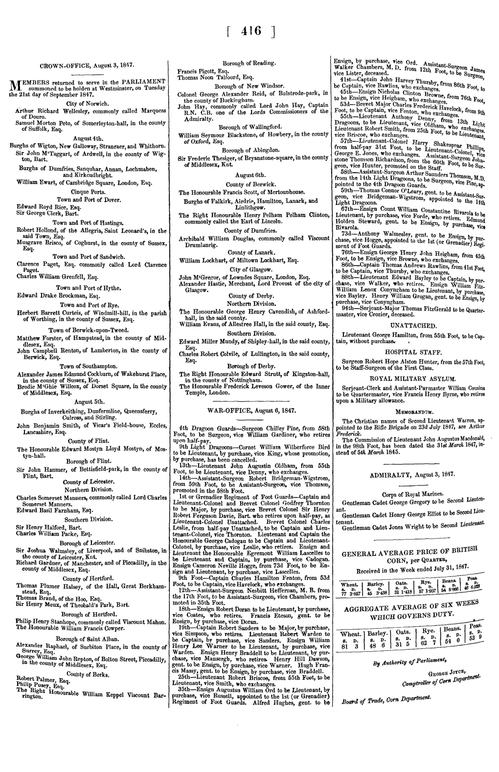 Memorandum. Aggregate Average of Six