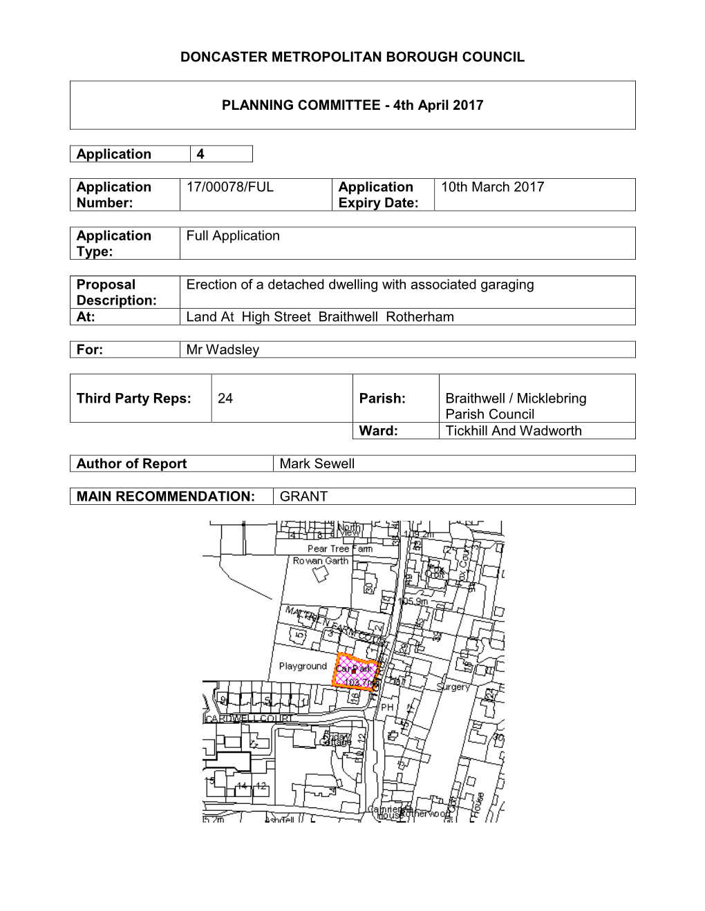 Doncaster Metropolitan Borough Council Planning