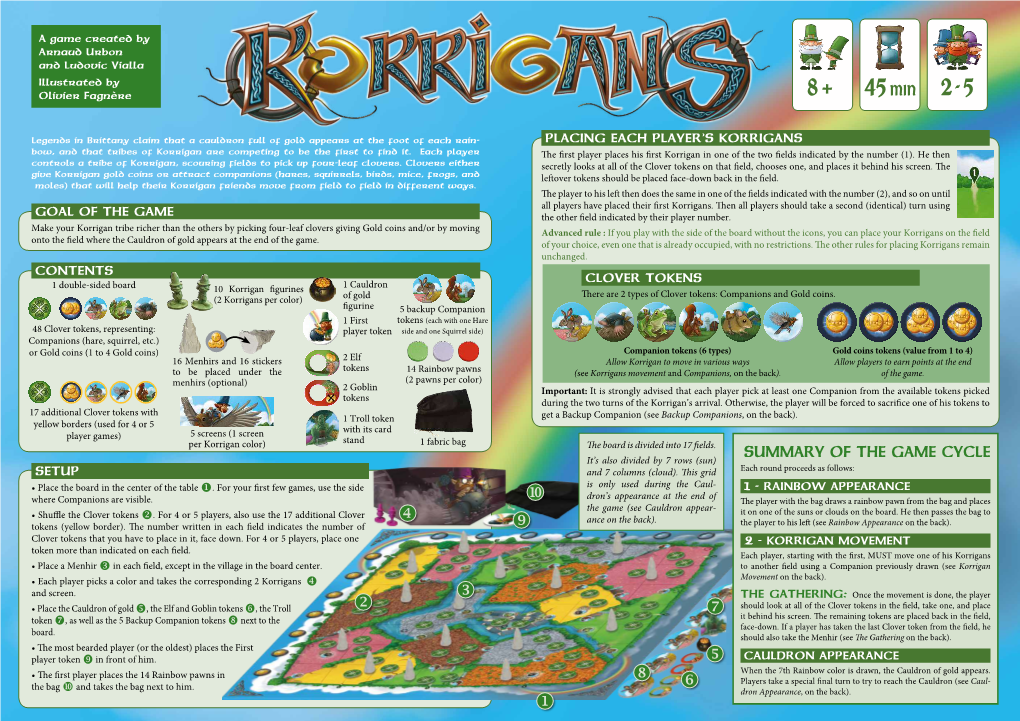 Korrigans Rulebook