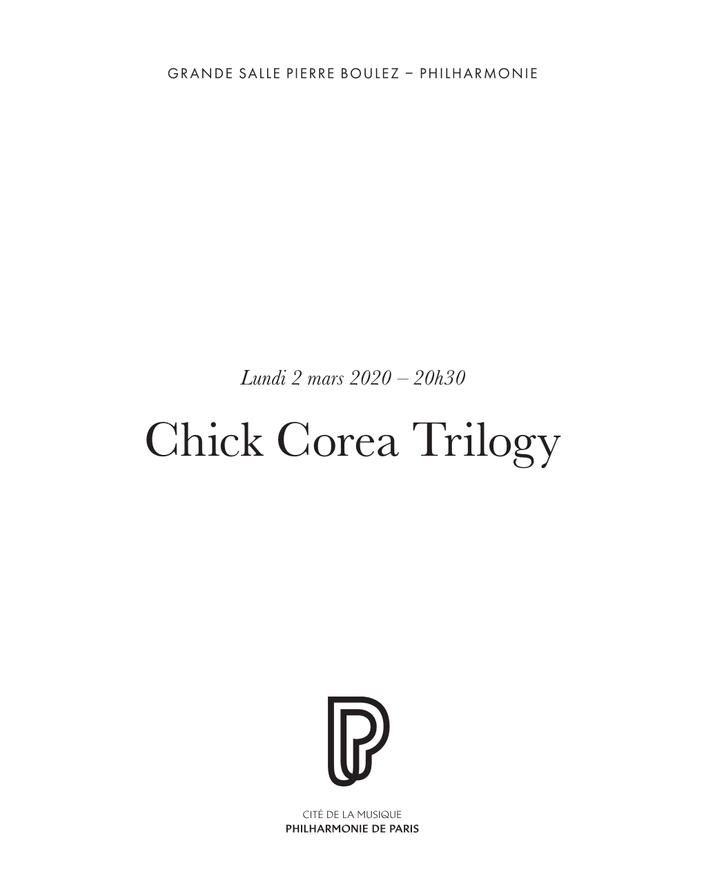 Chick Corea Trilogy