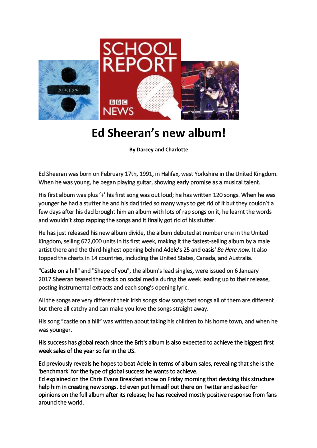 Ed Sheeran's New Album!