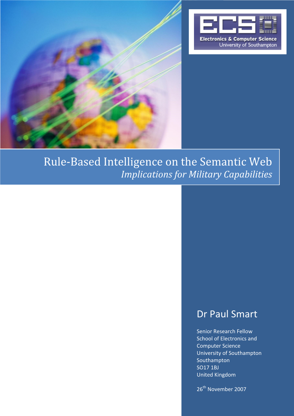 Rule-Based Intelligence on the Semantic Web Implications for Military Capabilities
