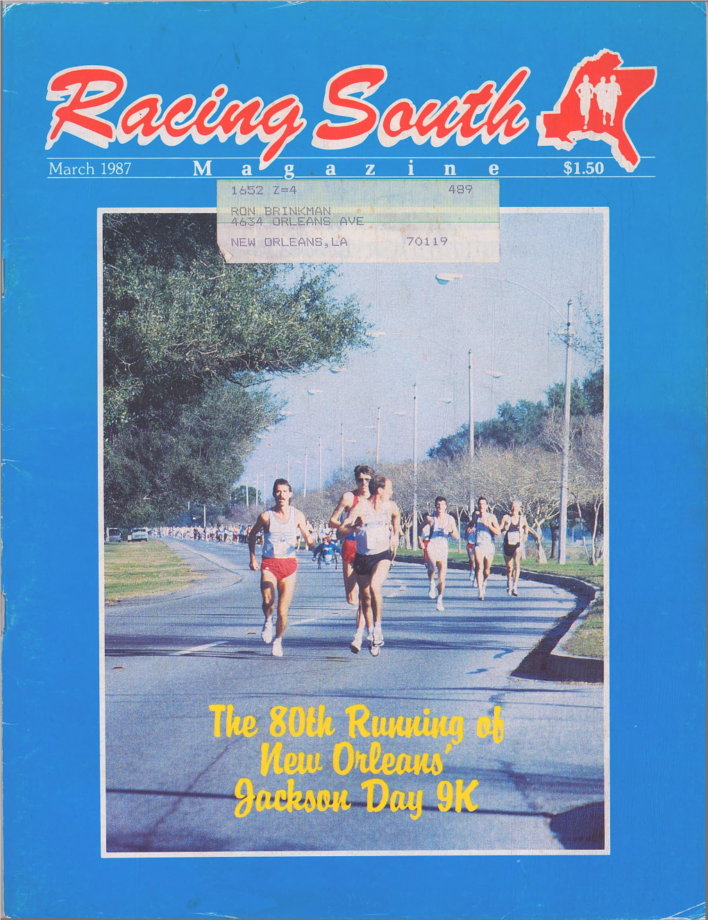 Racing South March 1987