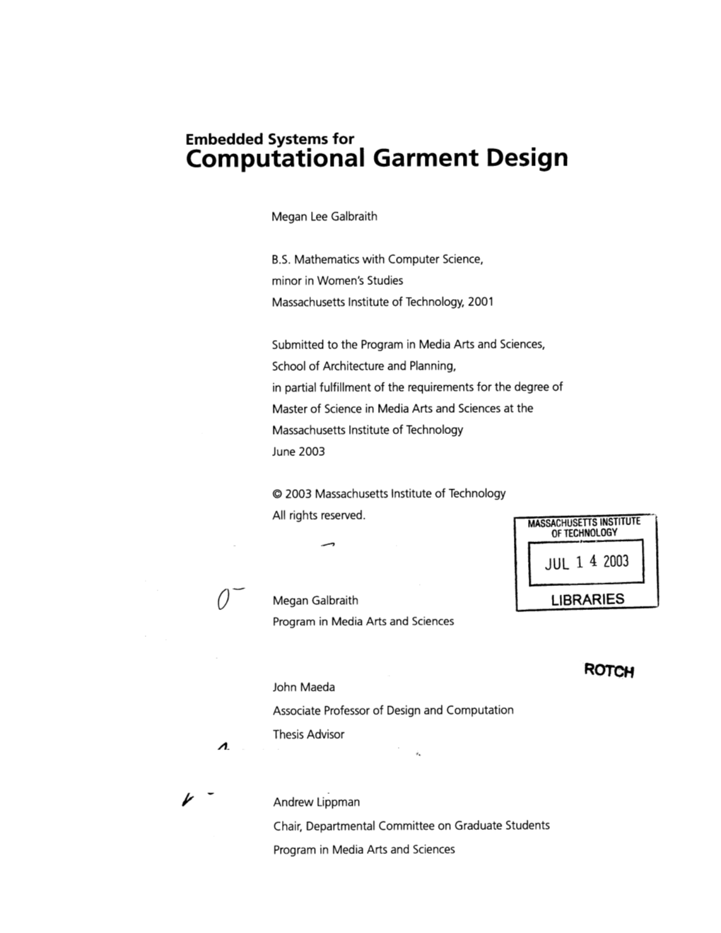 Computational Garment Design