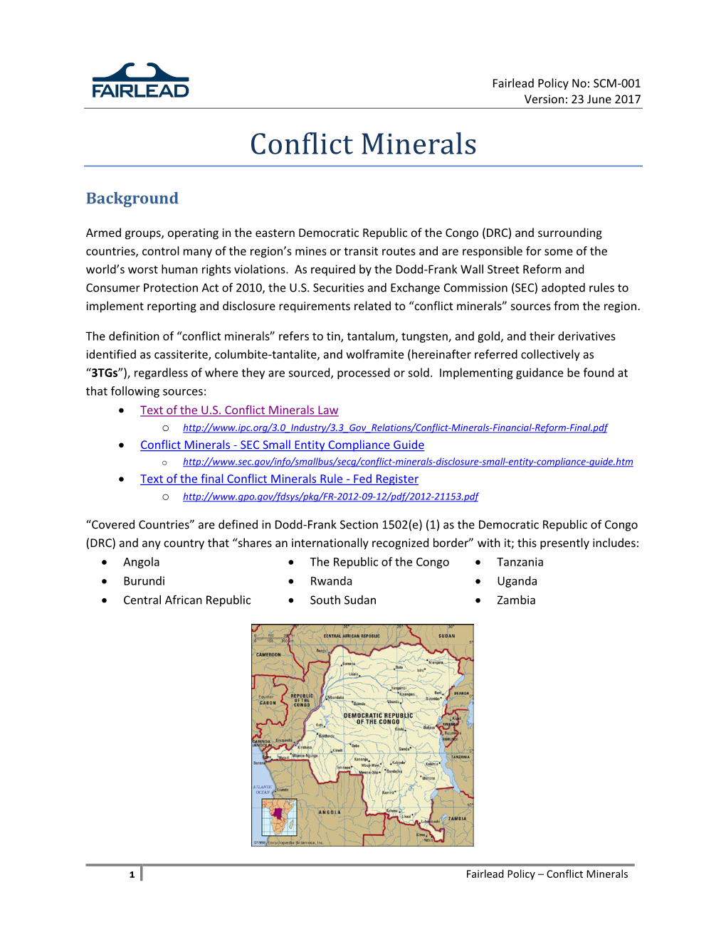 Conflict Minerals