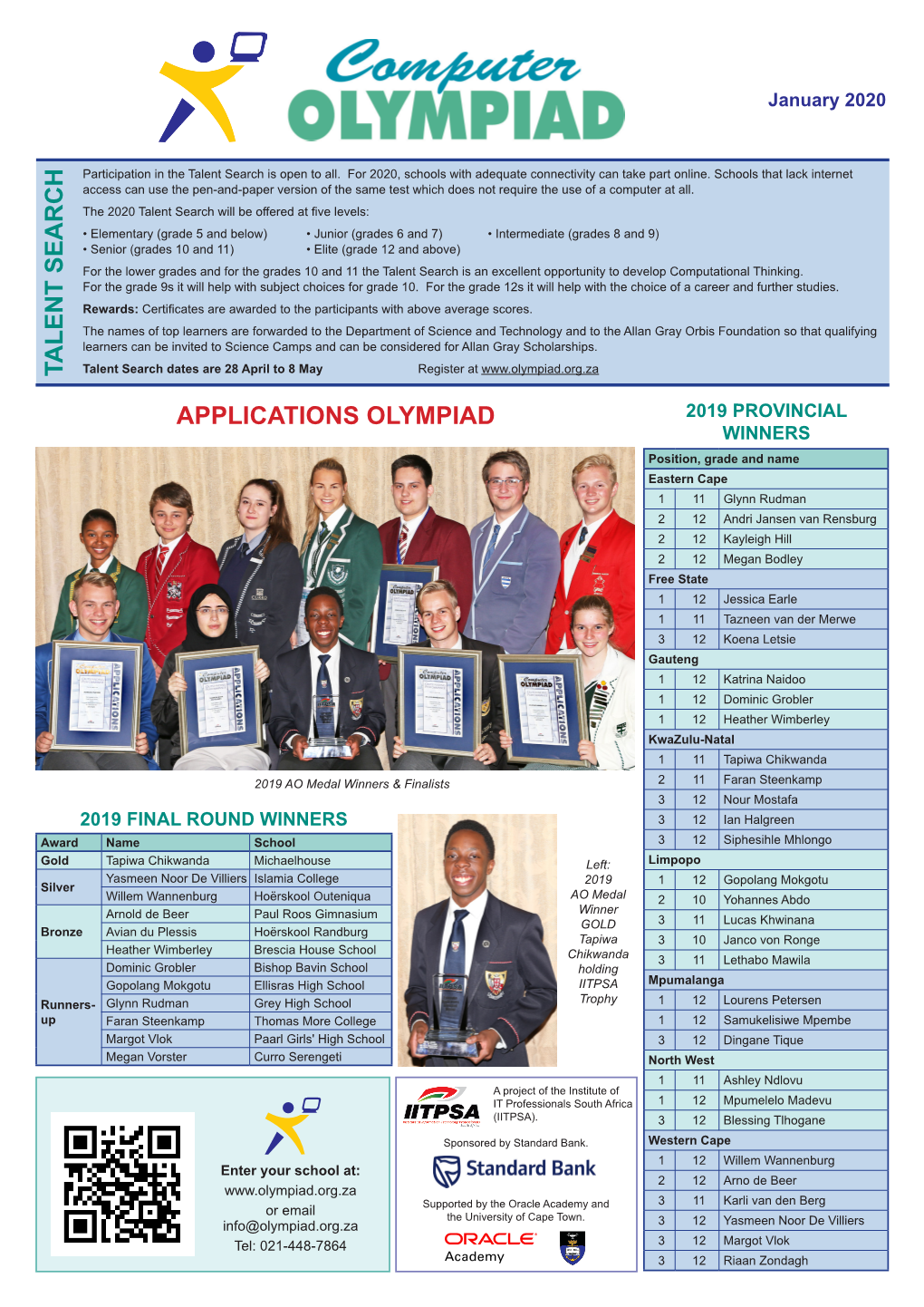 Talent Search Applications Olympiad