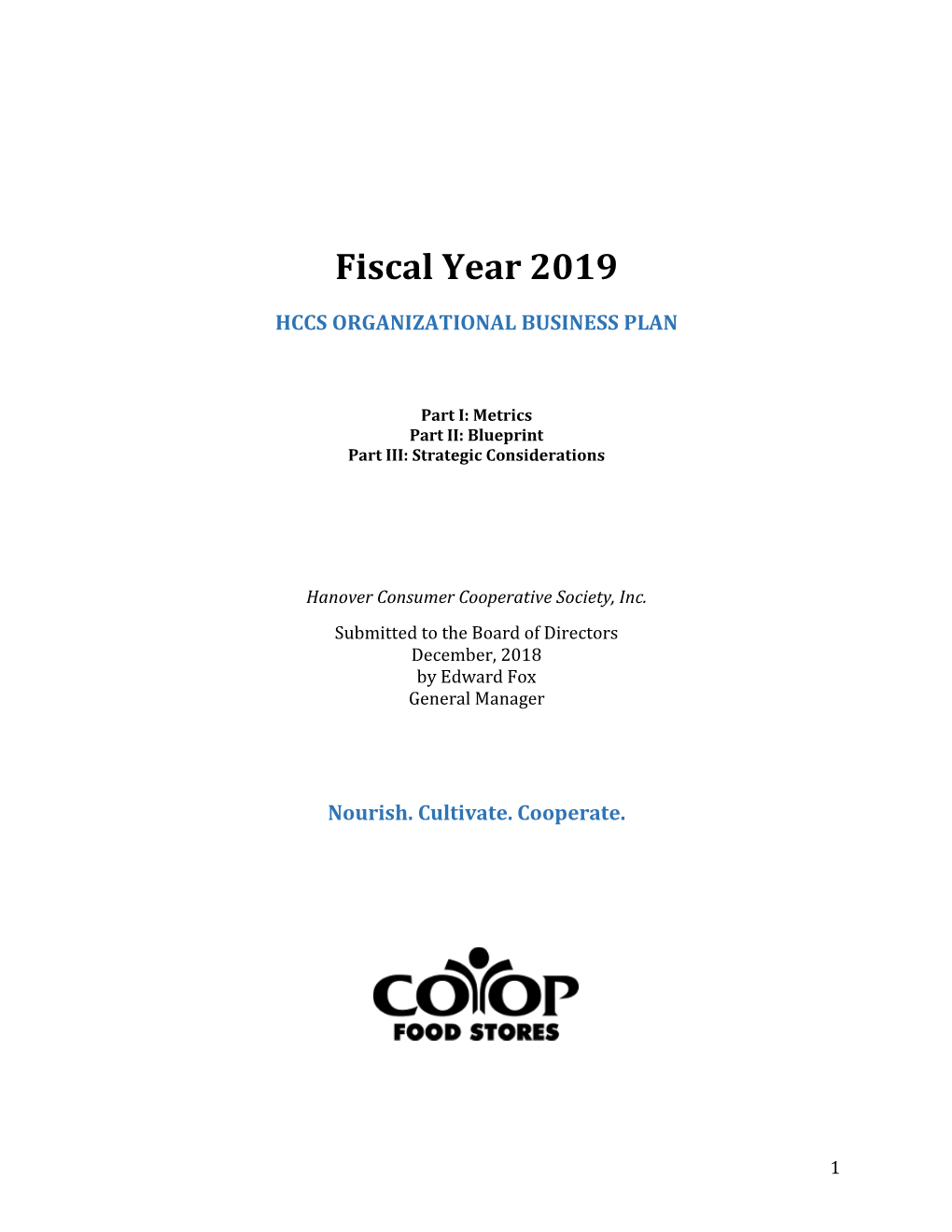 Fiscal Year 2019