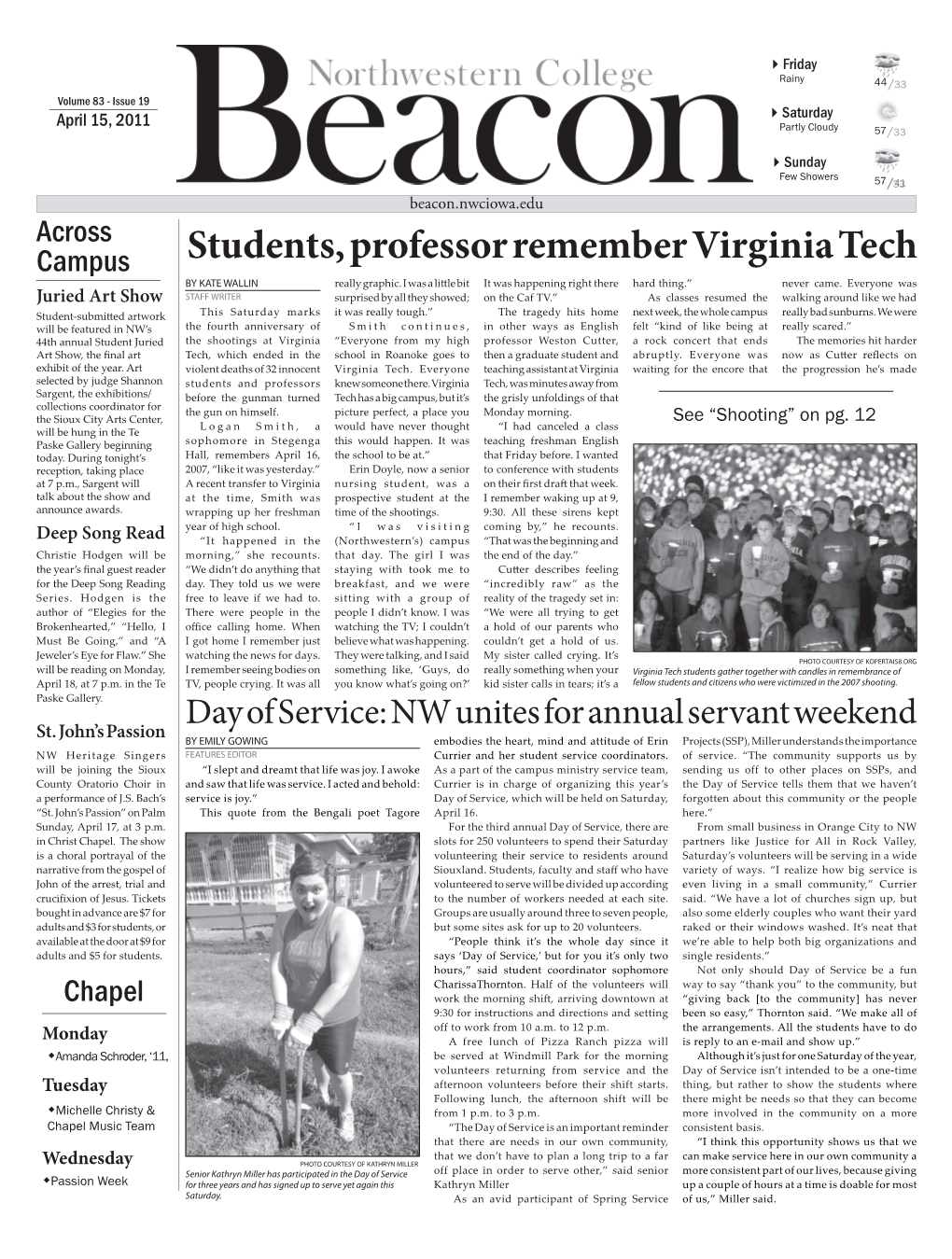 Students, Professor Remember Virginia Tech by KATE WALLIN Really Graphic