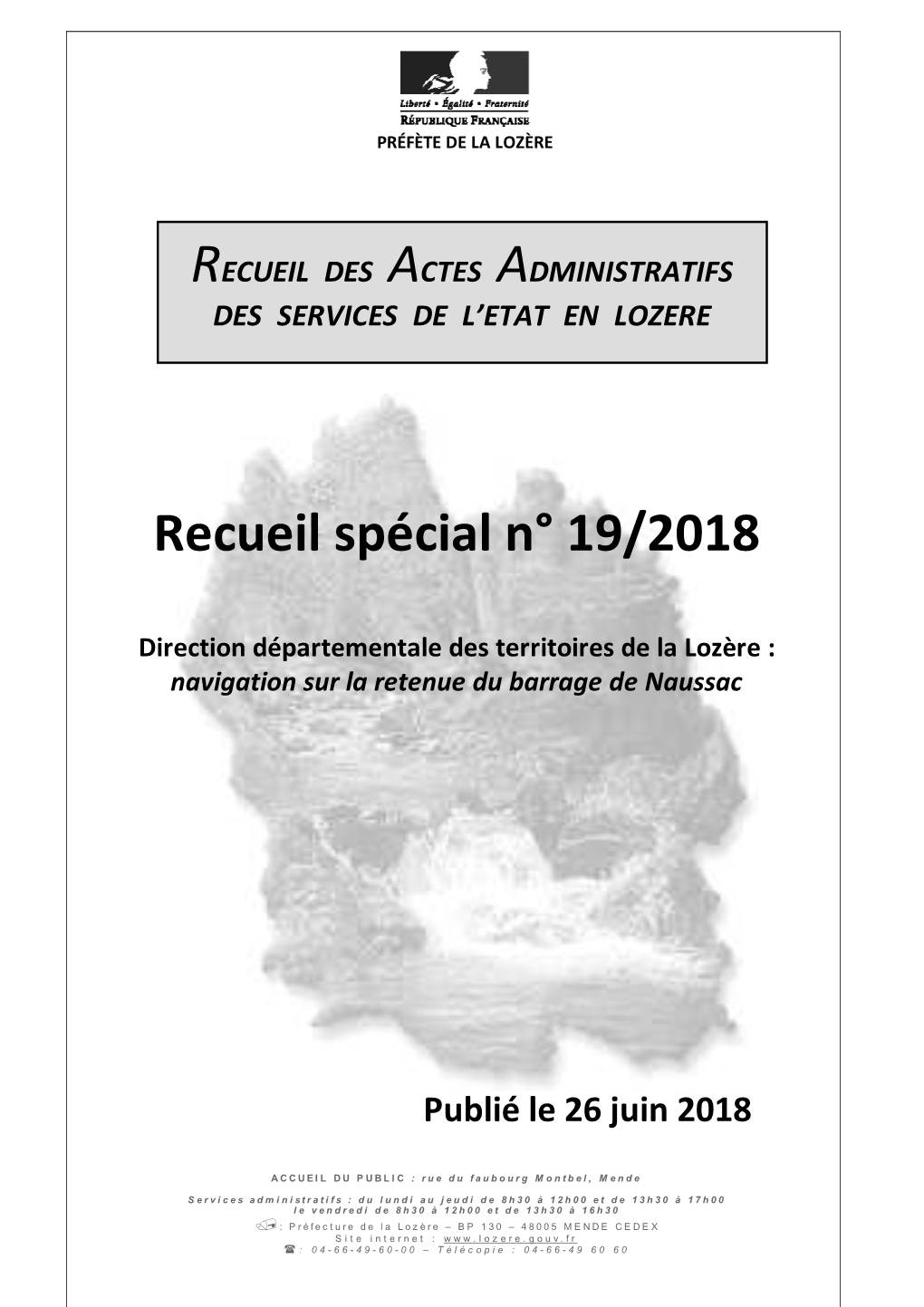 Recueil Spécial N° 19/2018