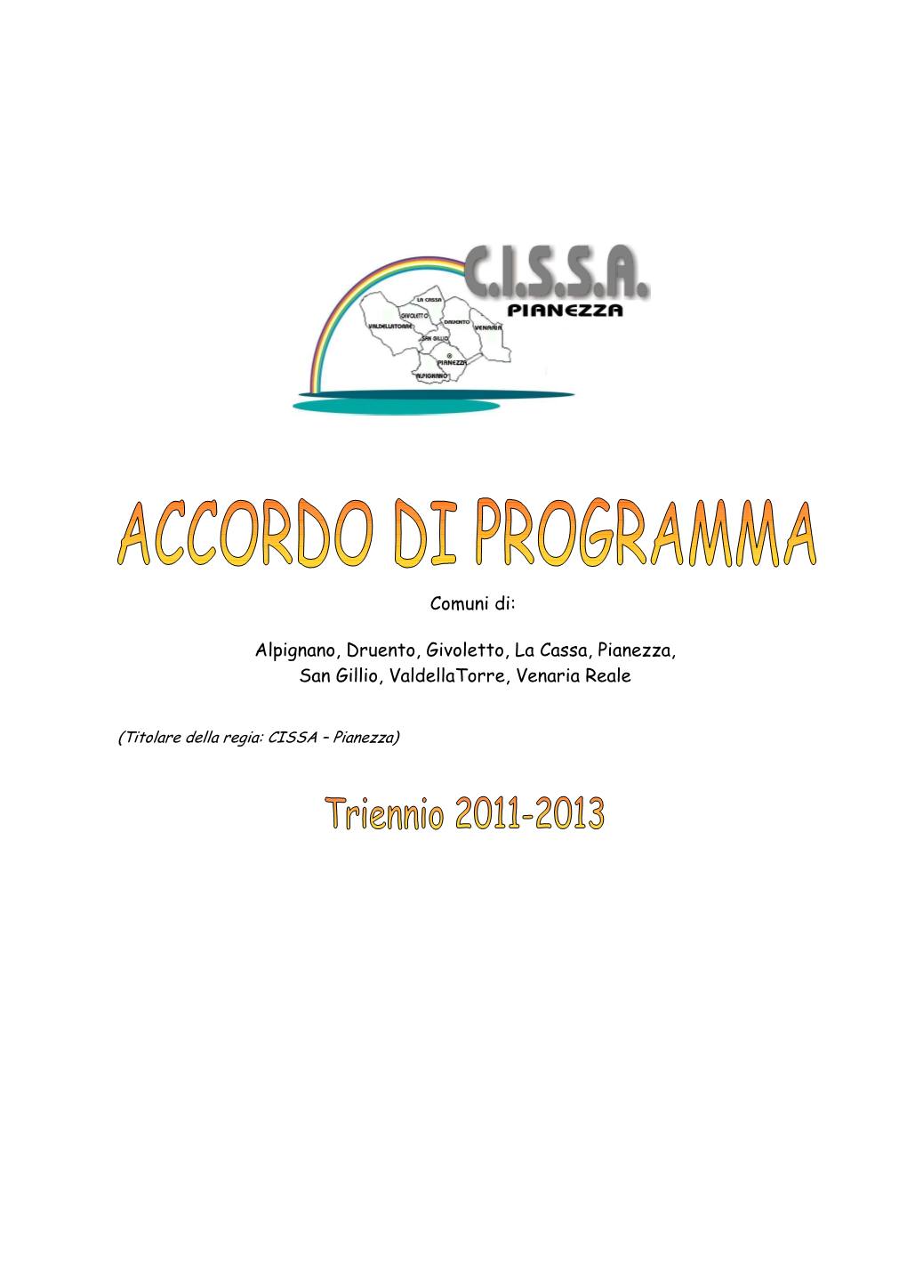 Accordo Di Programma