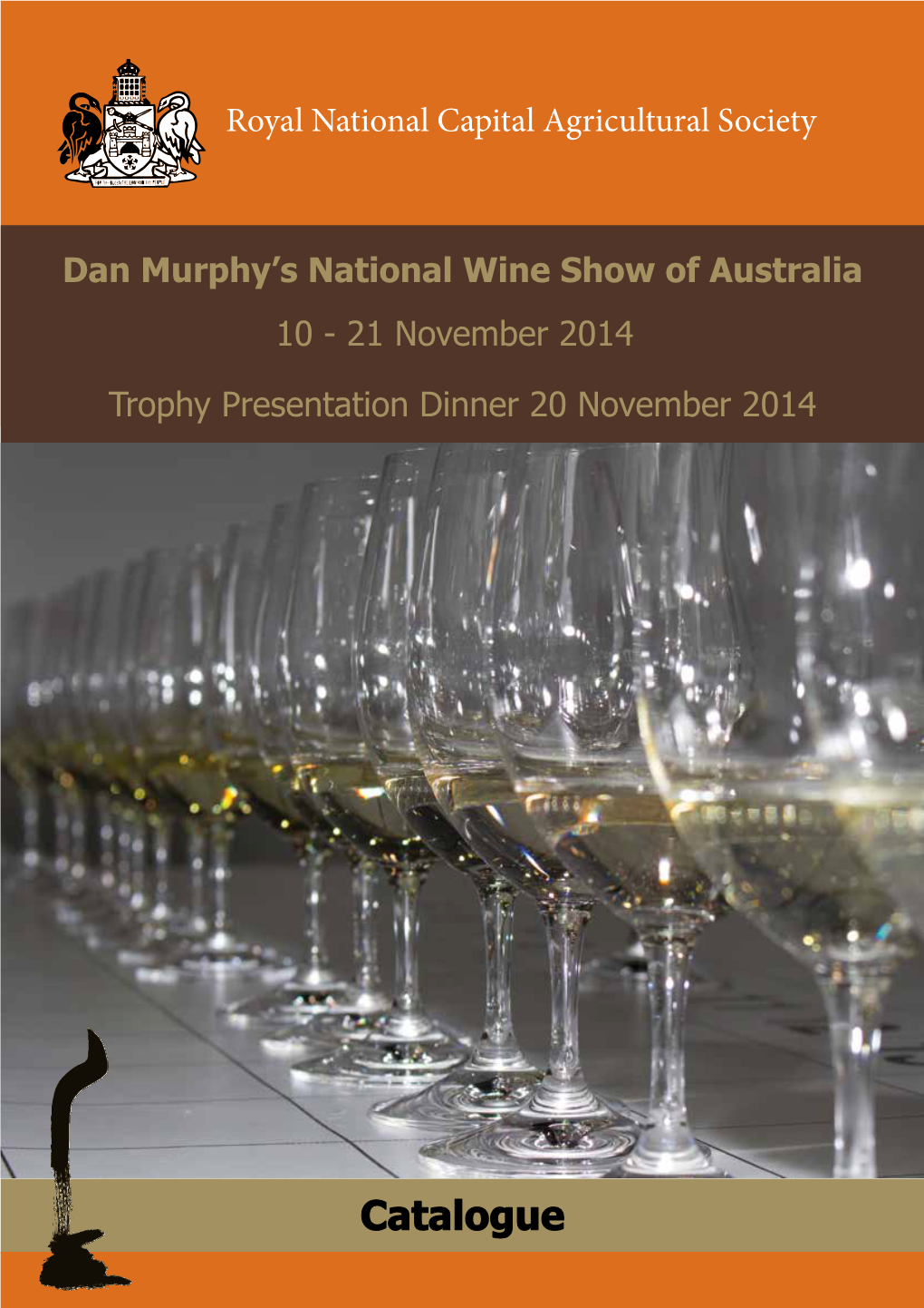 Catalogue Proud Sponsors of the 2014 National Wine Show of Australia