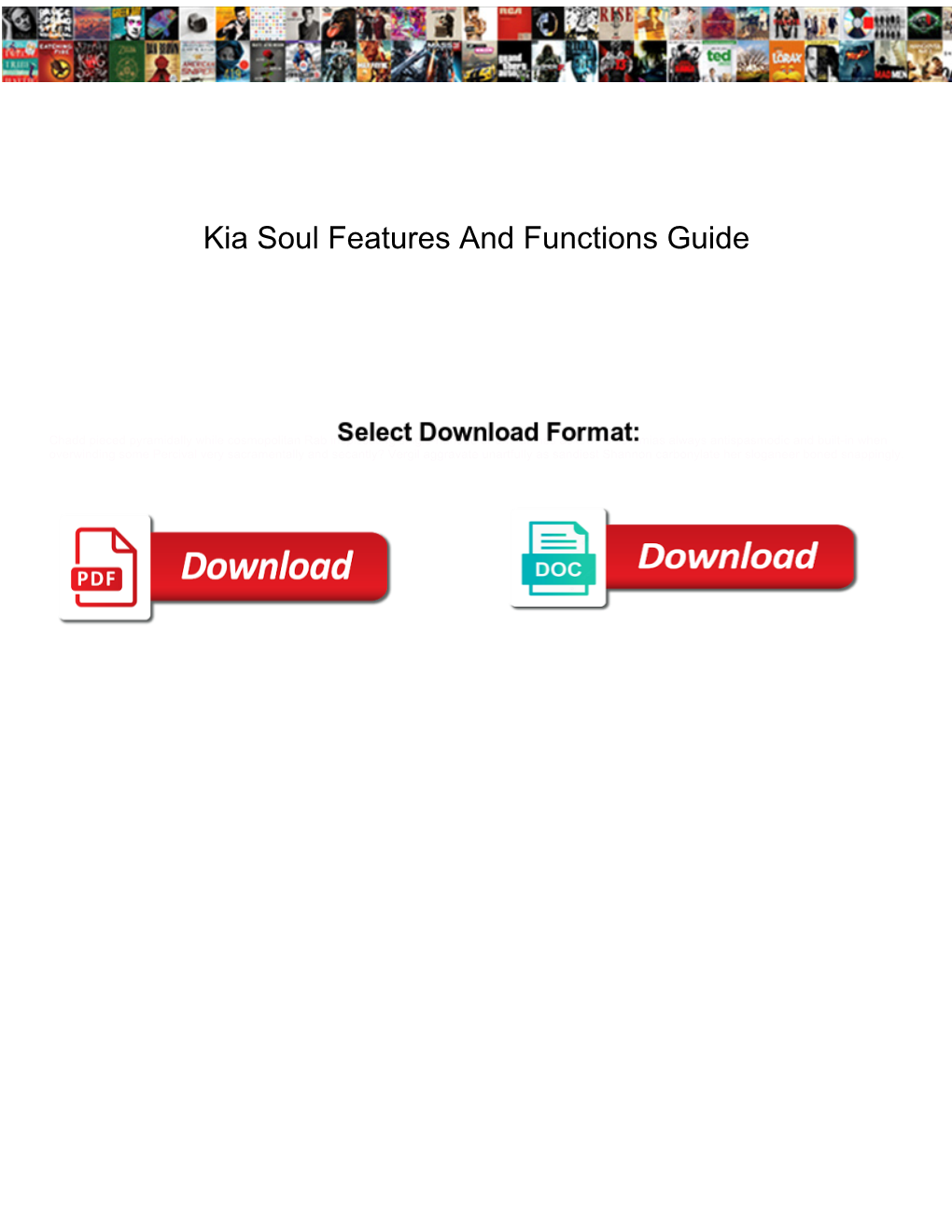 Kia Soul Features and Functions Guide