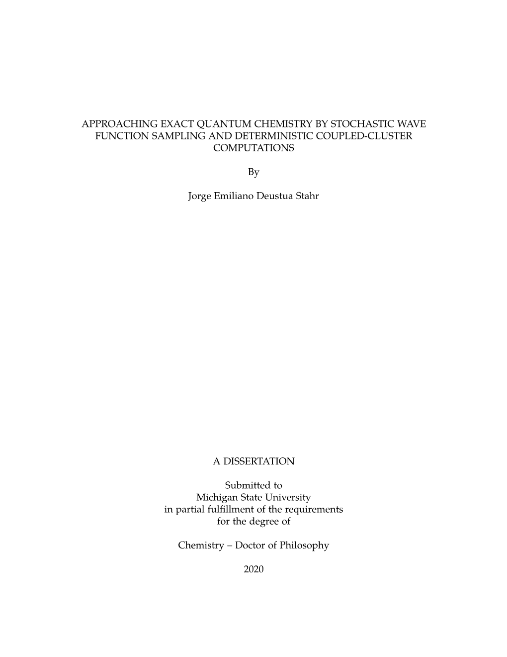 Approaching Exact Quantum Chemistry by Stochastic Wave Function Sampling and Deterministic Coupled-Cluster Computations