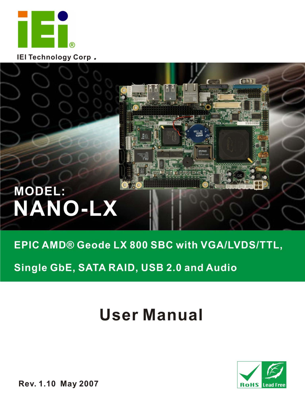NANO-LX SBC User Manual