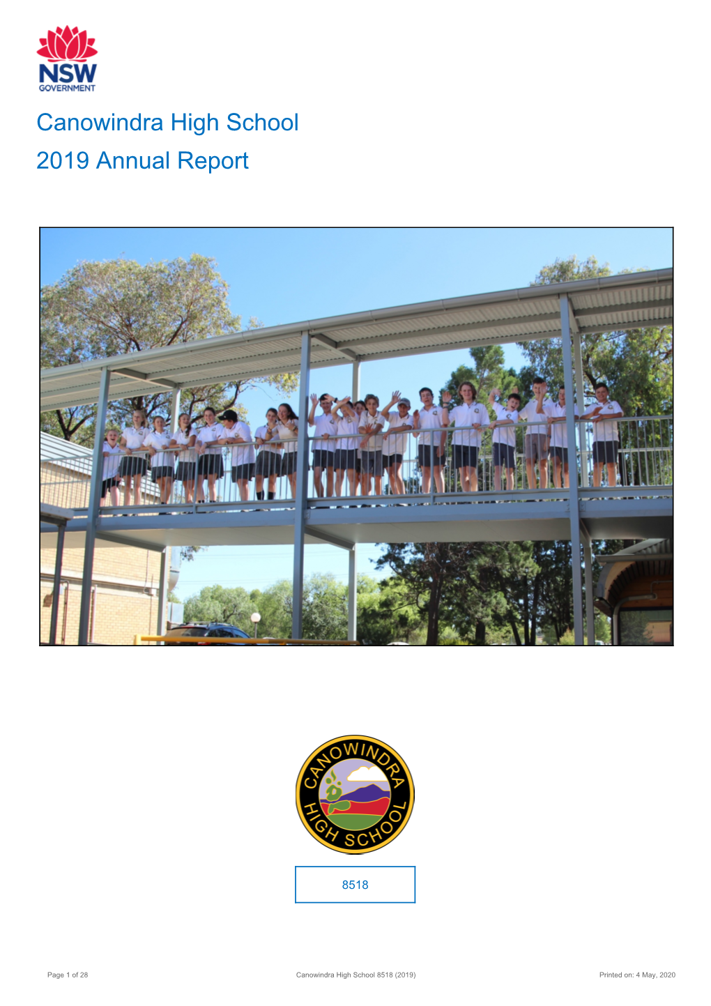 2019 Canowindra High School Annual Report