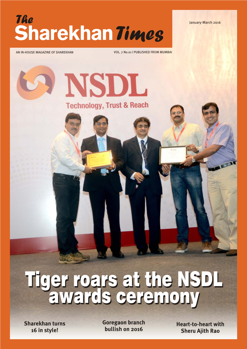 NSDL Honours Sharekhan for Achieving 10 Lakh Demat Accounts