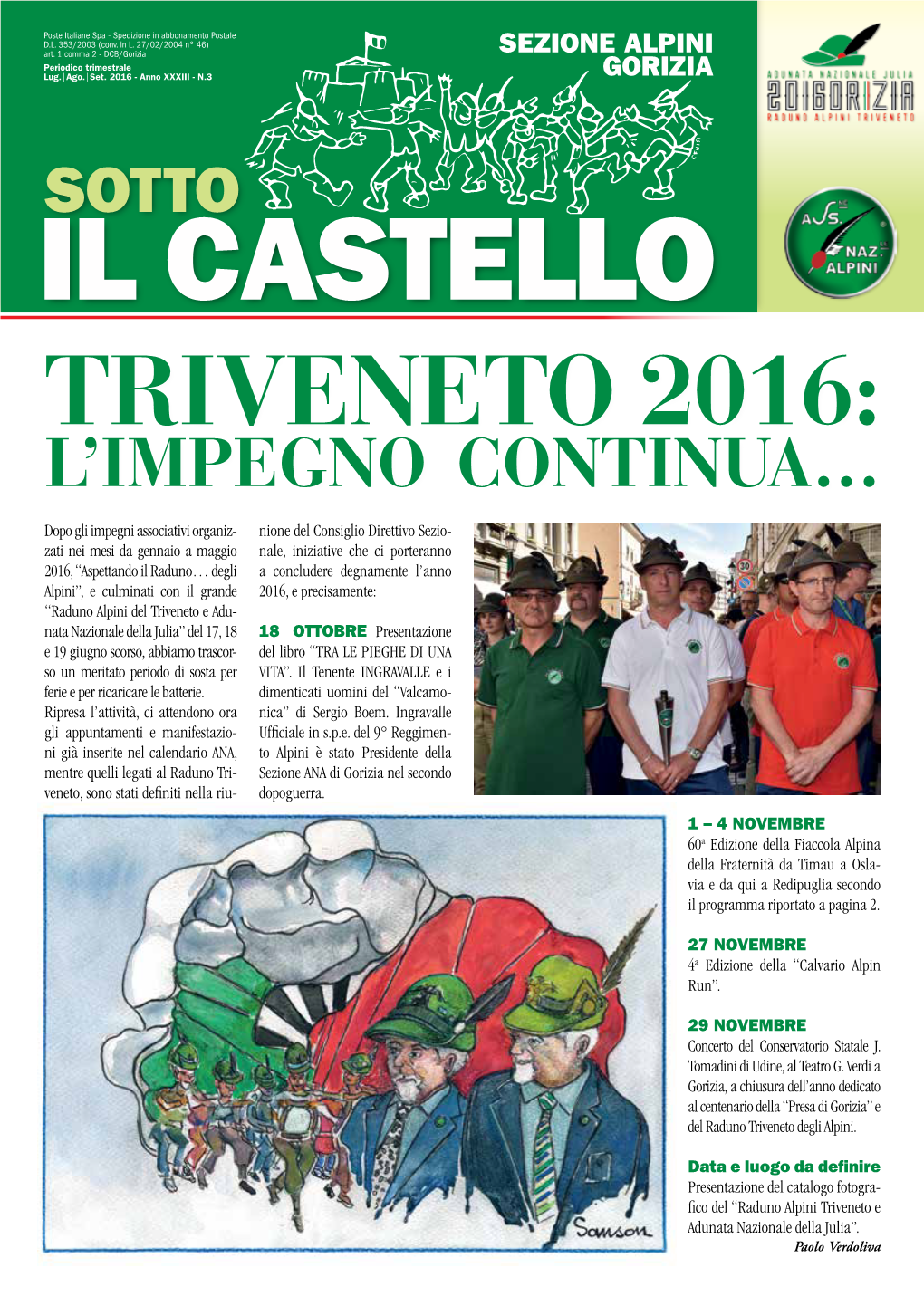 Triveneto 2016: L’Impegno Continua…