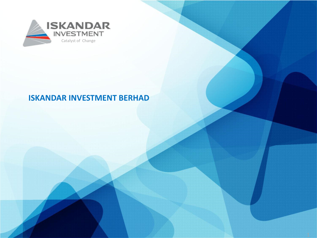 Iskandar Investment Berhad