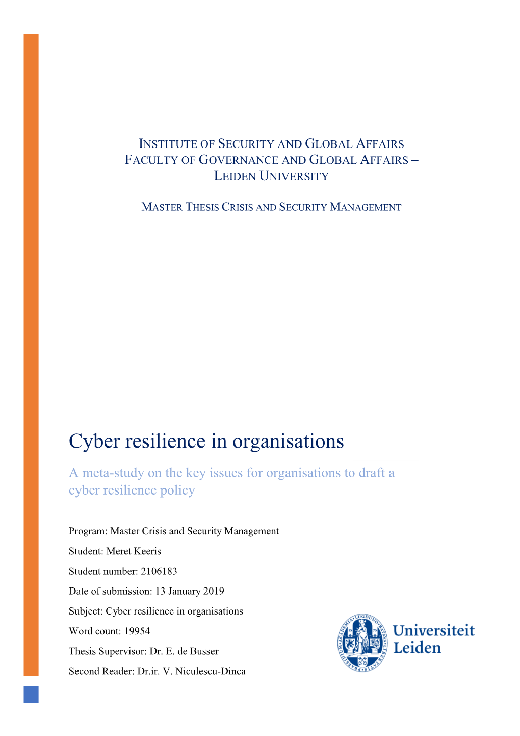 A Meta-Study on the Key Issues for Organisations to Implement Cyber