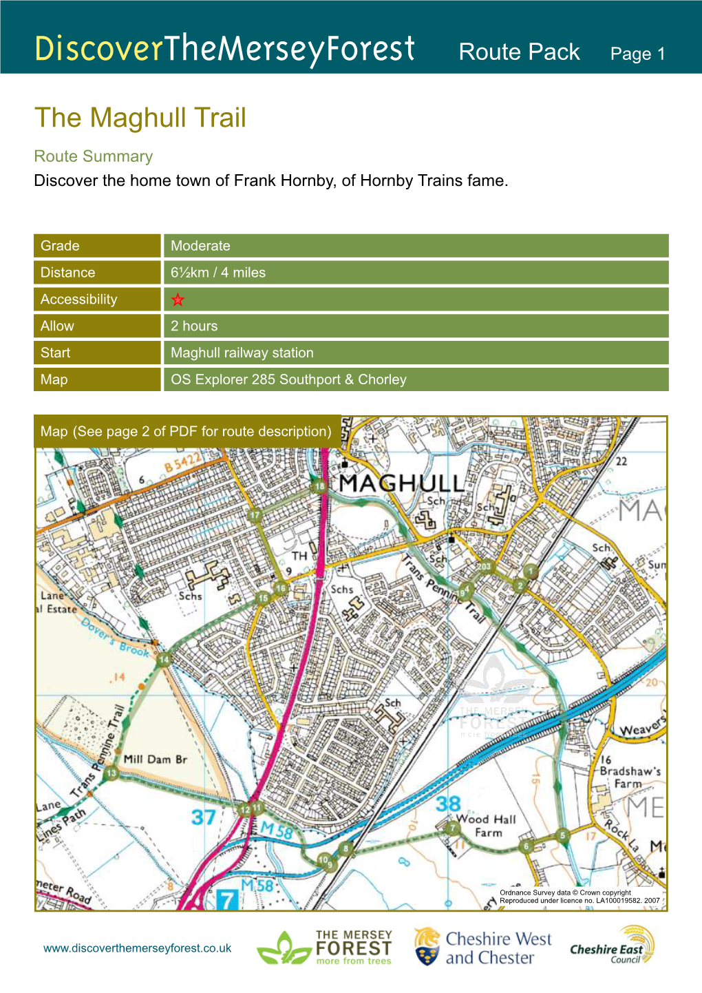 The Maghull Trail.Cdr