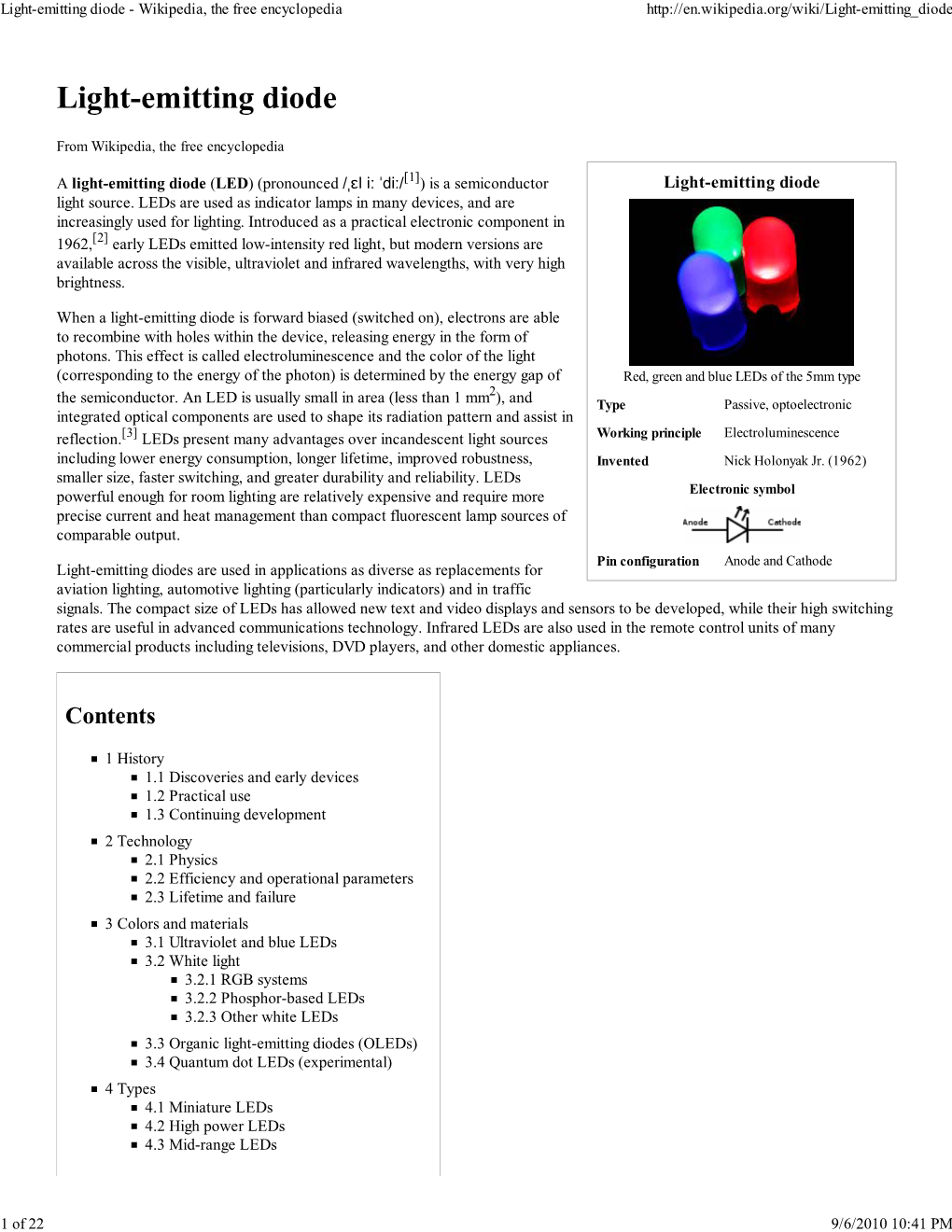 Light-Emitting Diode - Wikipedia, the Free Encyclopedia