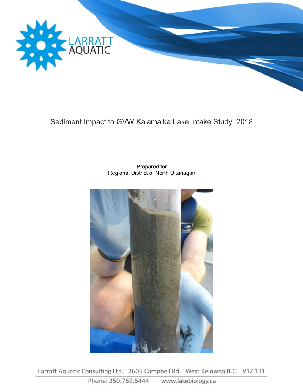 Sediment Impact to GVW Kalamalka Lake Intake Study, 2018