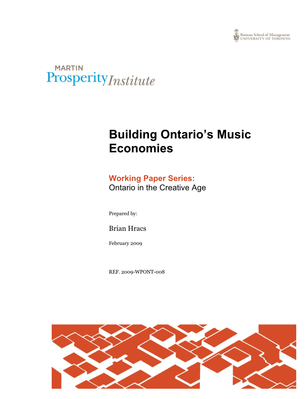 Building Ontario's Music Economies