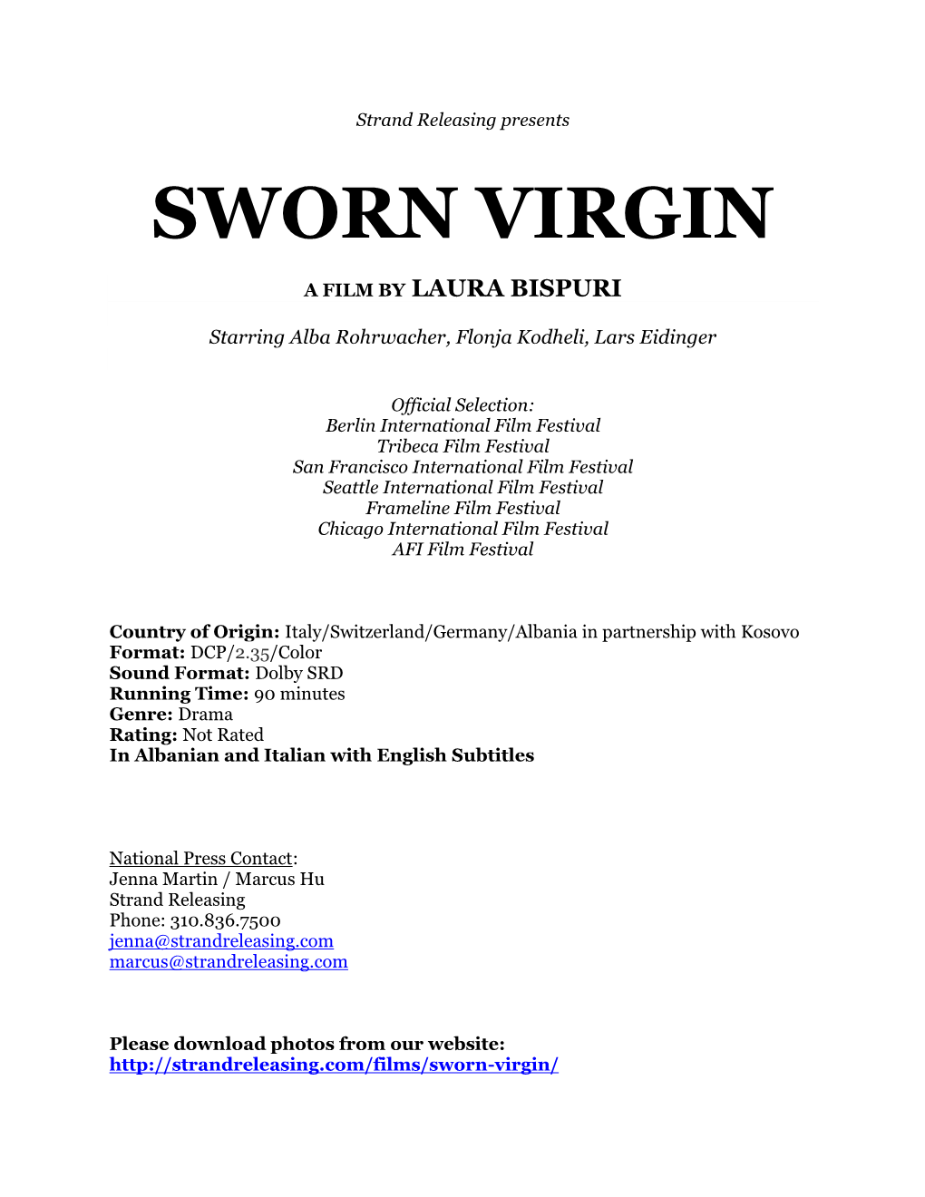 Sworn Virgin