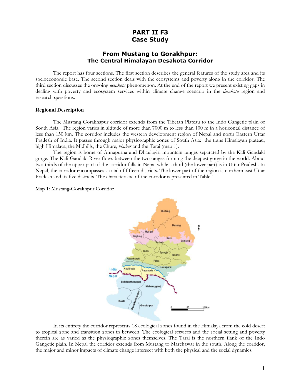 From Mustang to Gorakhpur: the Central Himalayan Desakota Corridor