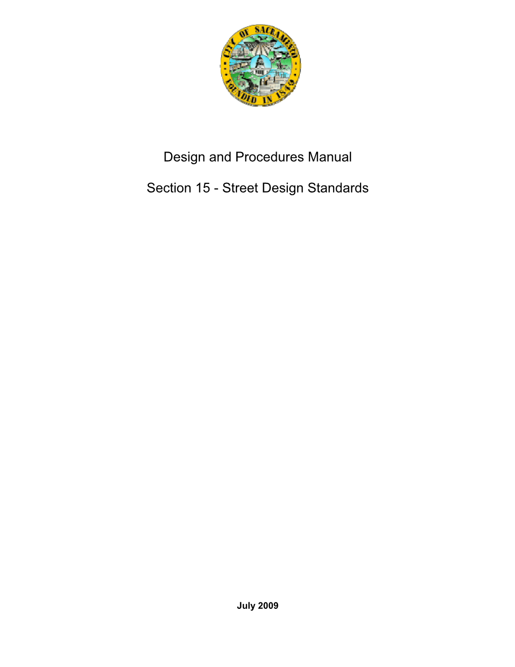 Street Design Standards