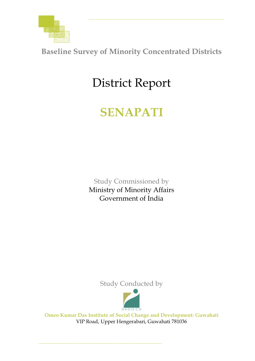 District Report SENAPATI