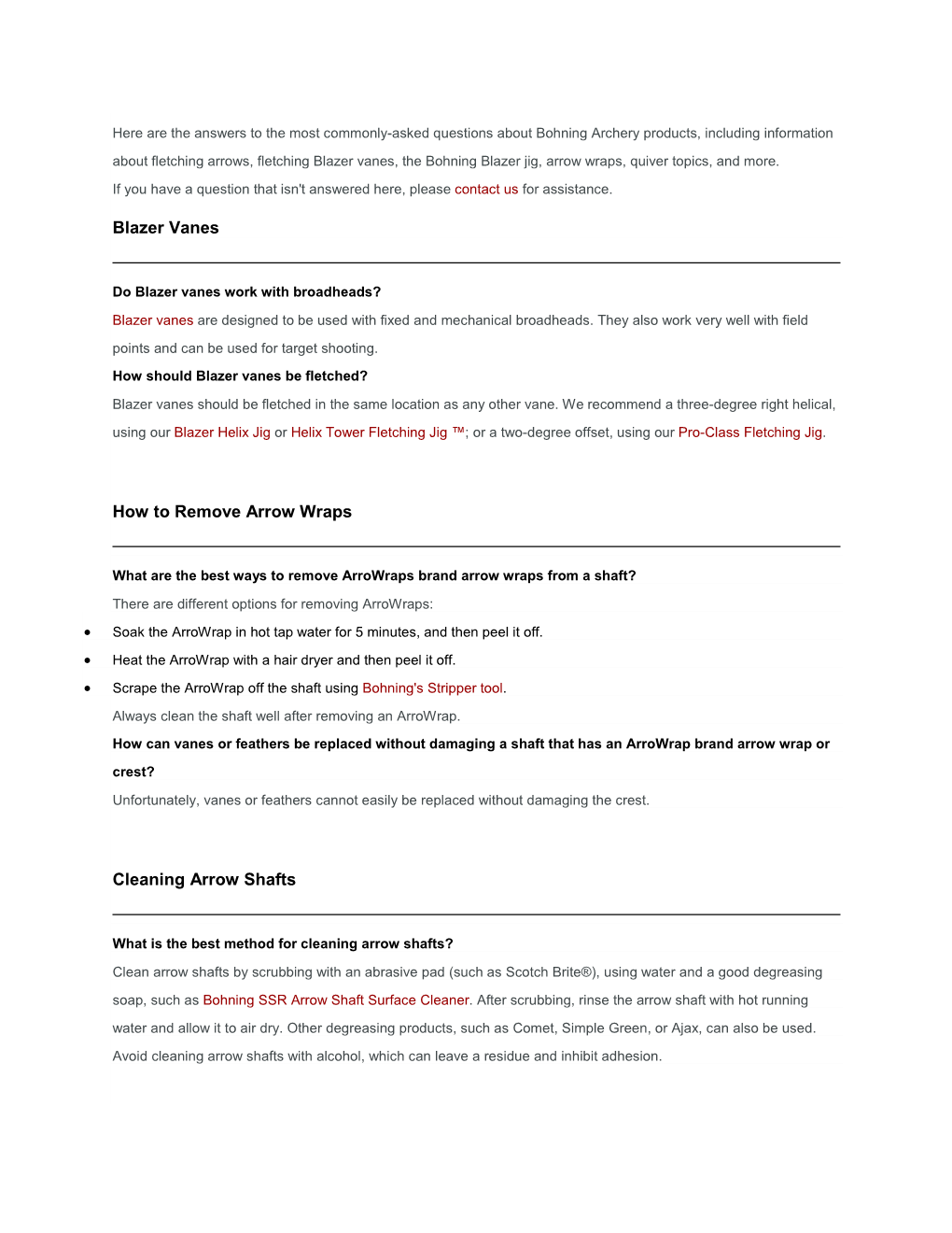 Blazer Vanes How to Remove Arrow Wraps Cleaning Arrow Shafts