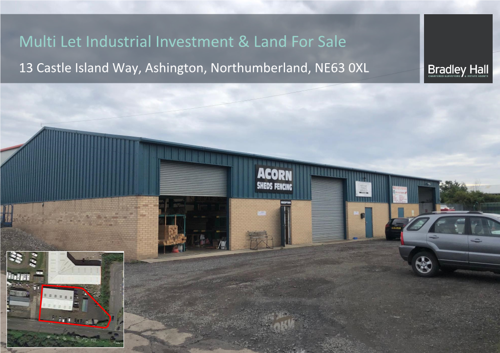 Multi Let Industrial Investment & Land for Sale