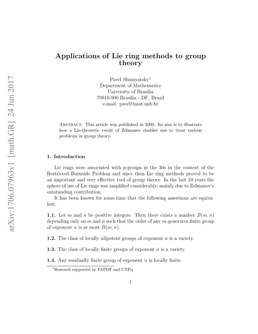 Applications of Lie Ring Methods to Group Theory