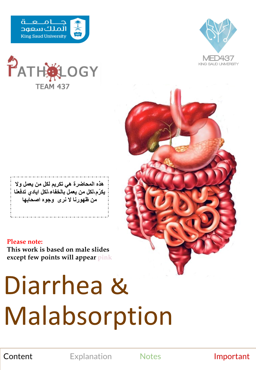 Diarrhea & Malabsorption