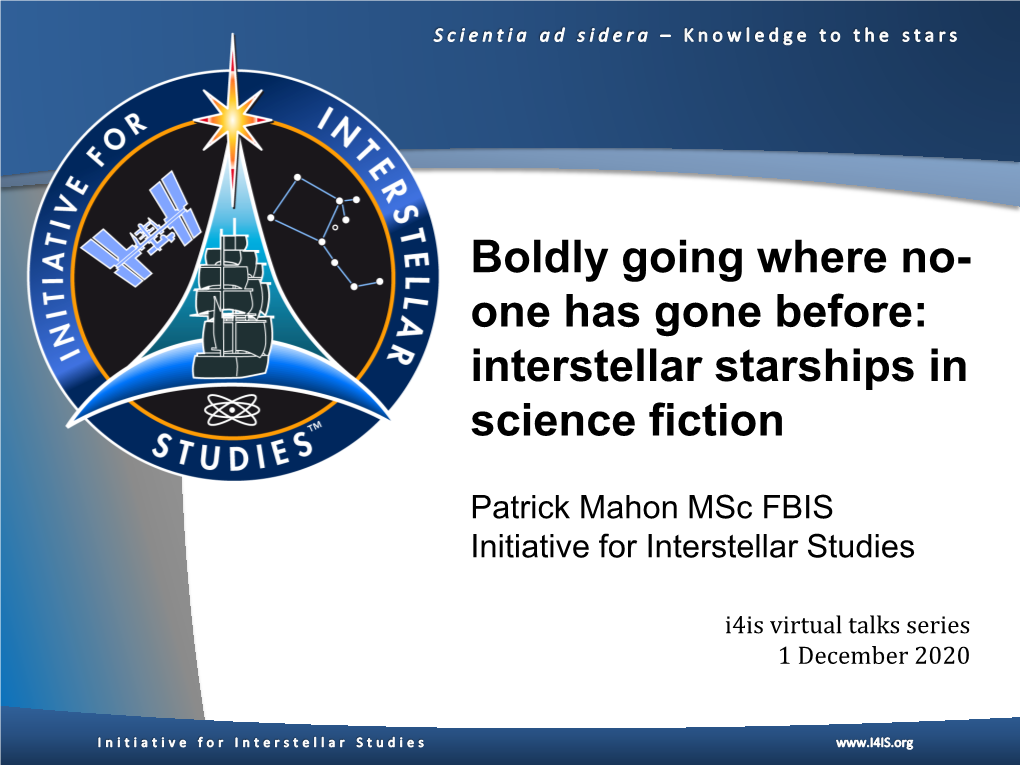 Interstellar Starships in Science Fiction