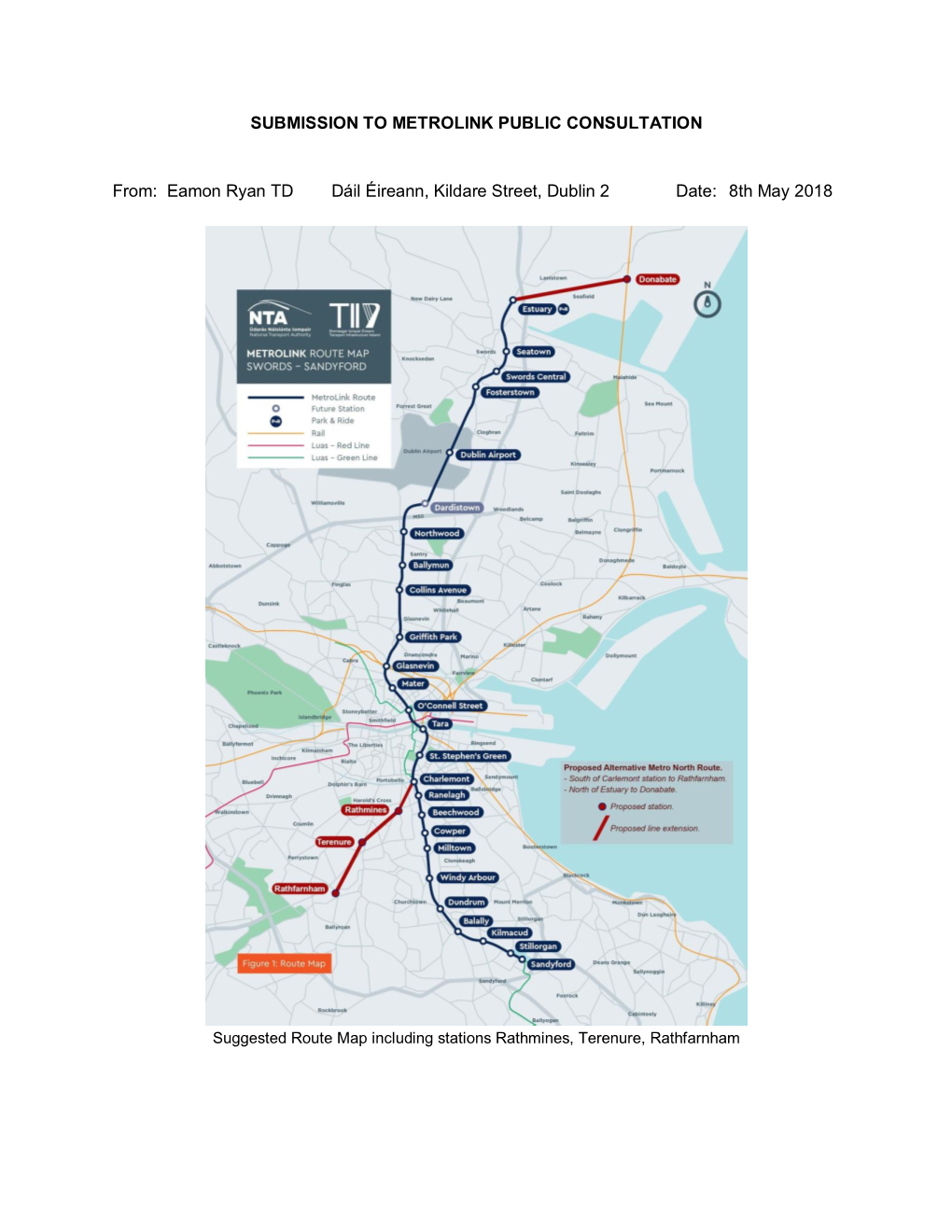 Submission to Metrolink Public Consultation