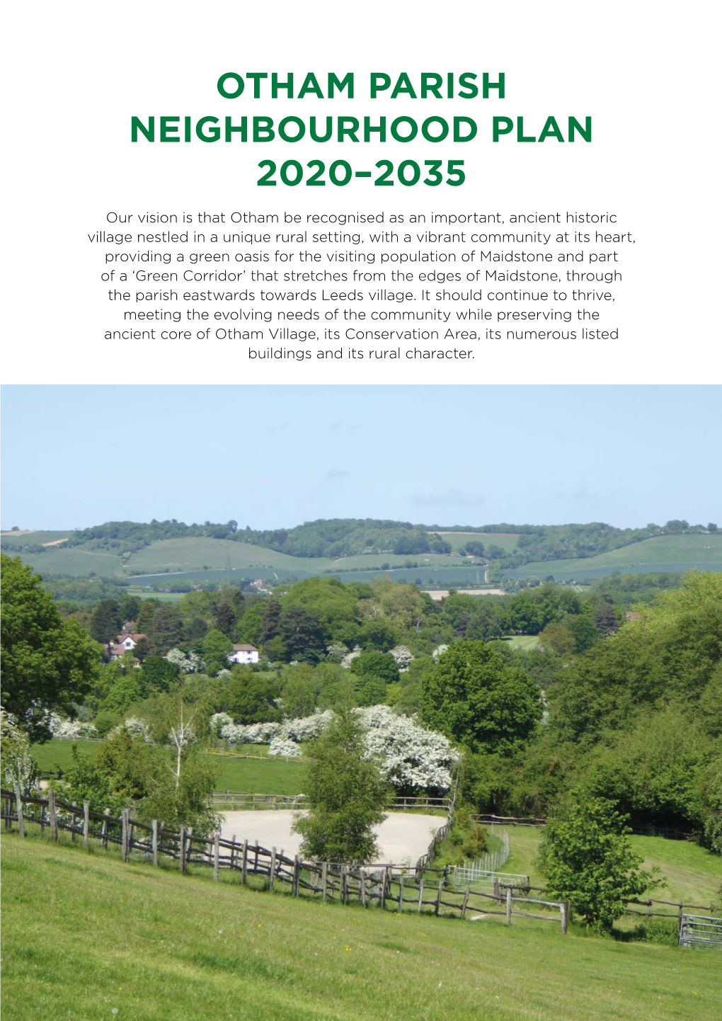 Otham Parish Neighbourhood Plan 2020–2035