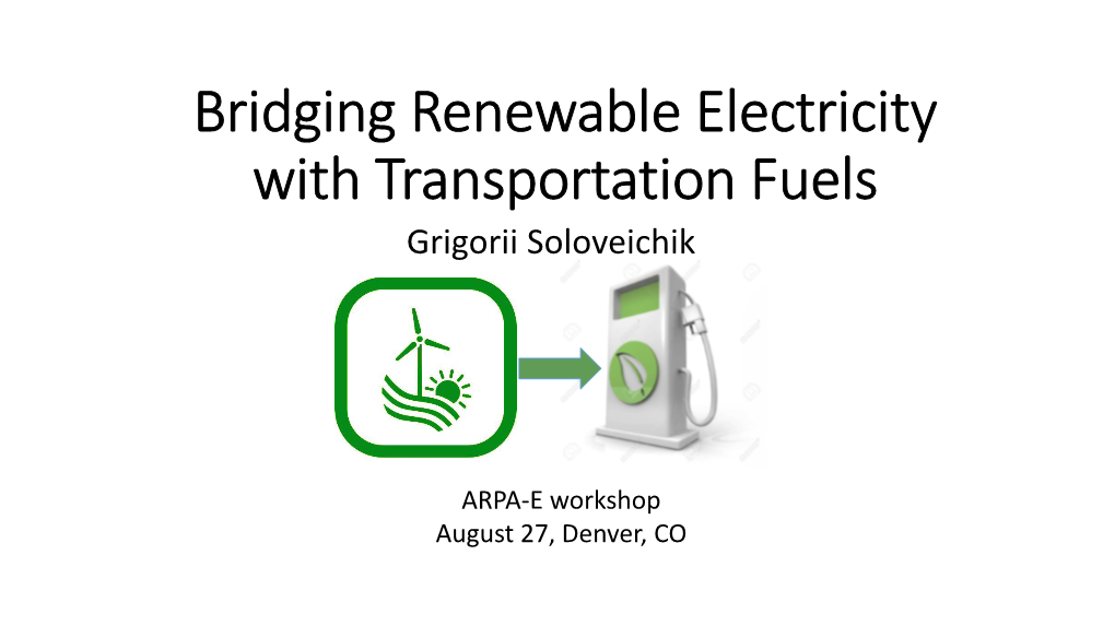 Liquid Electric Automobile Fuels