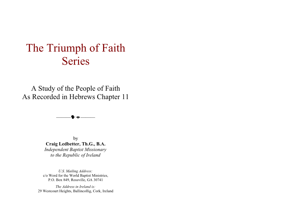 Triumph of Fath Series