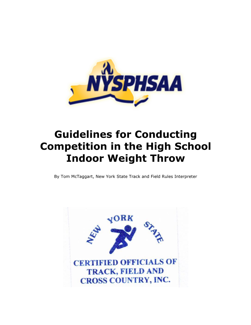 Weight Throw Guidelines