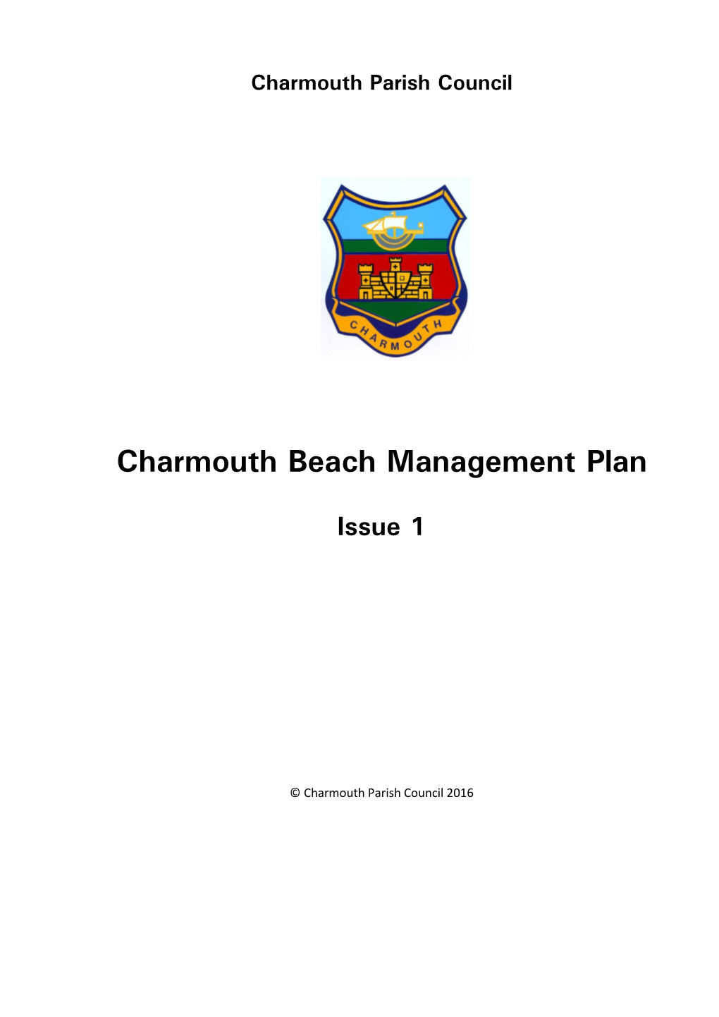 Charmouth Beach Management Plan