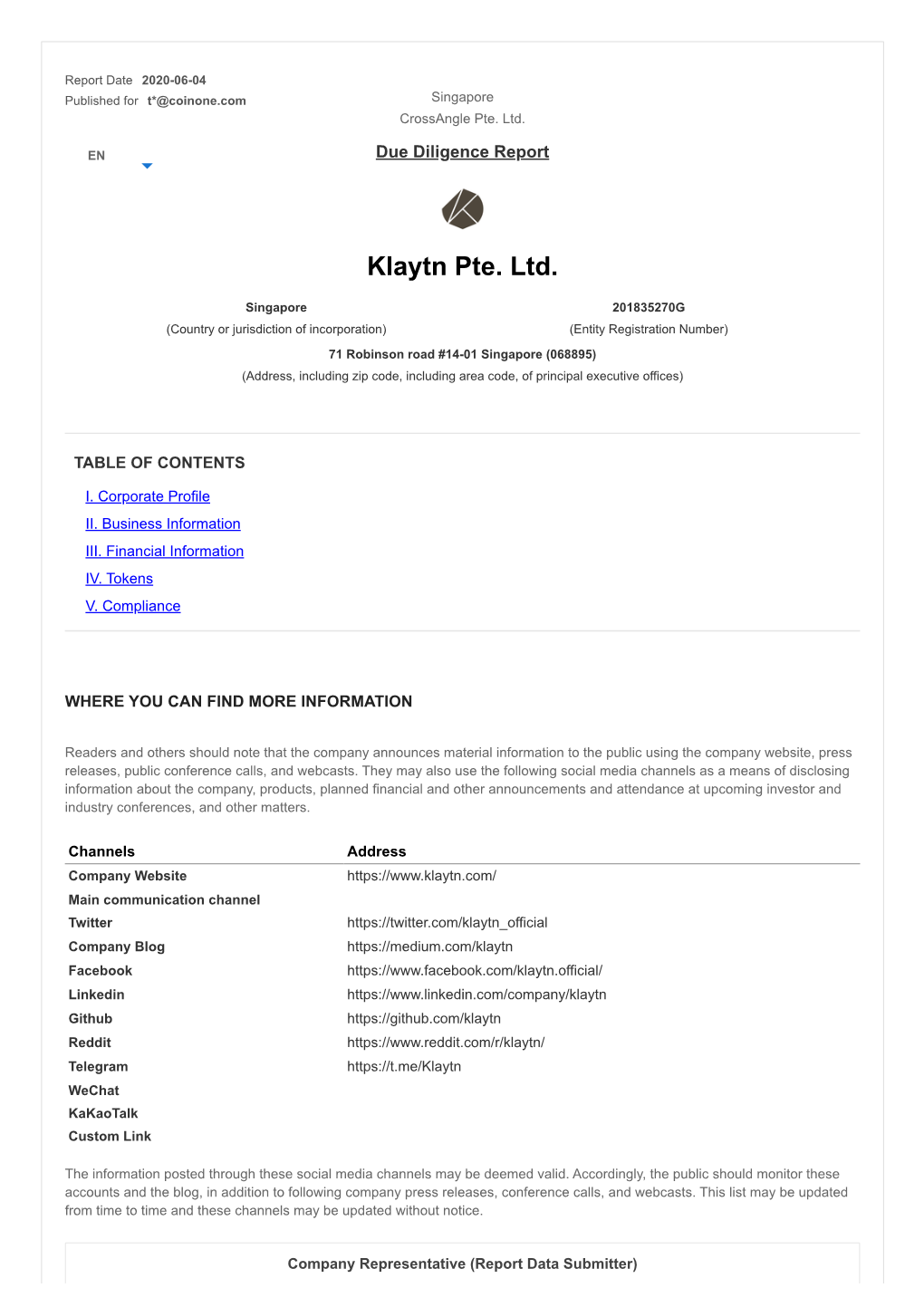 Klaytn Pte. Ltd