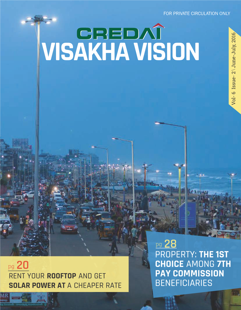 VISAKHA VISION 2016 June-July, Issue- 2 6 Vol- Vol