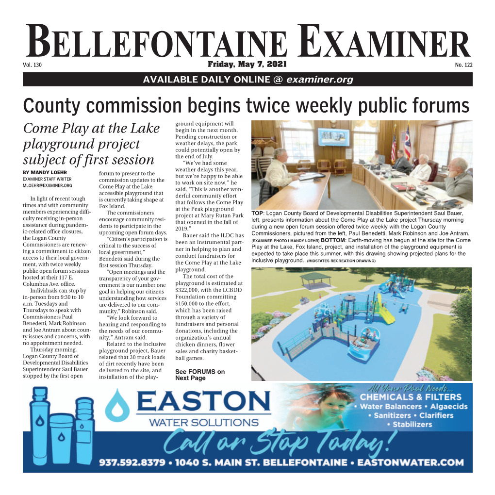 BELLEFONTAINE EXAMINER ONLINE @ Examiner.Org HUBBARD PUBLISHING CO