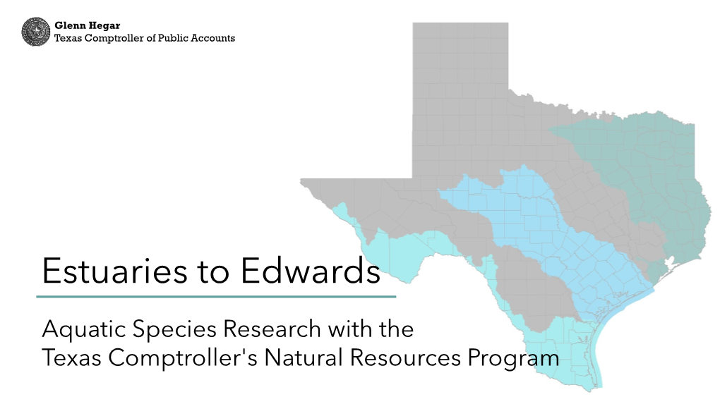 Estuaries to Edwards