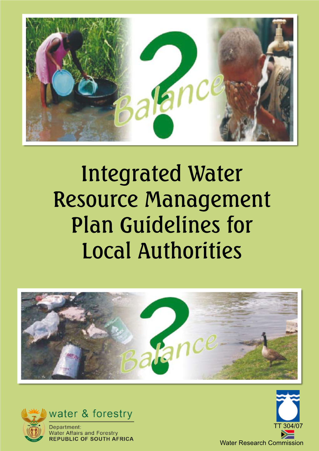 Integrated Water Resource Management Plan Guidelines for Local Authorities