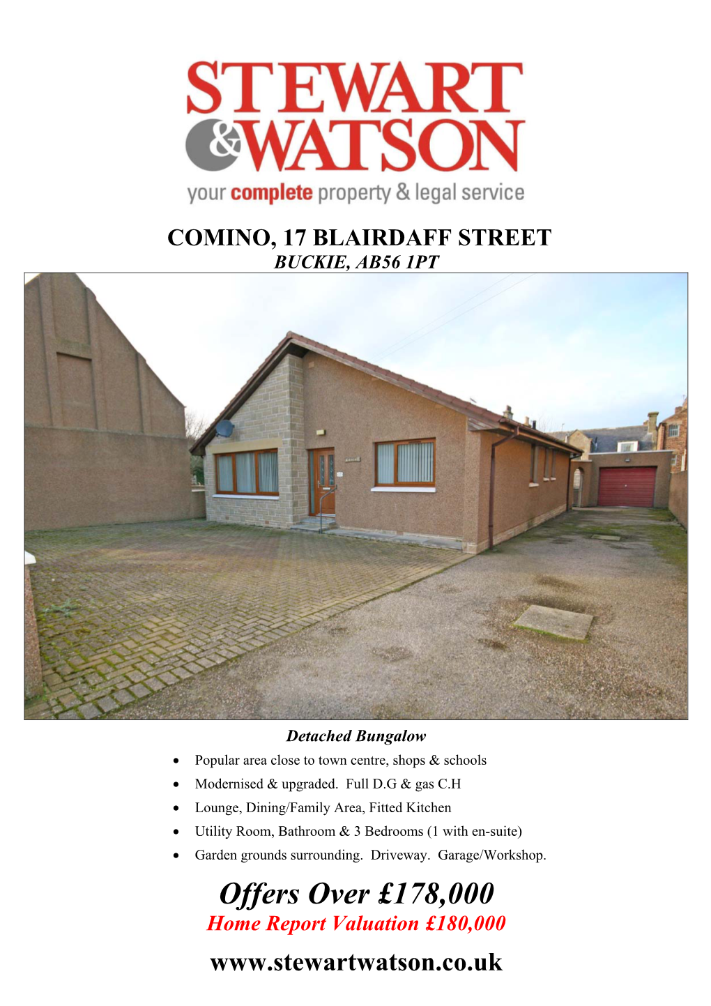 SCHEDULE 17 Blairdaff Street, Buckie