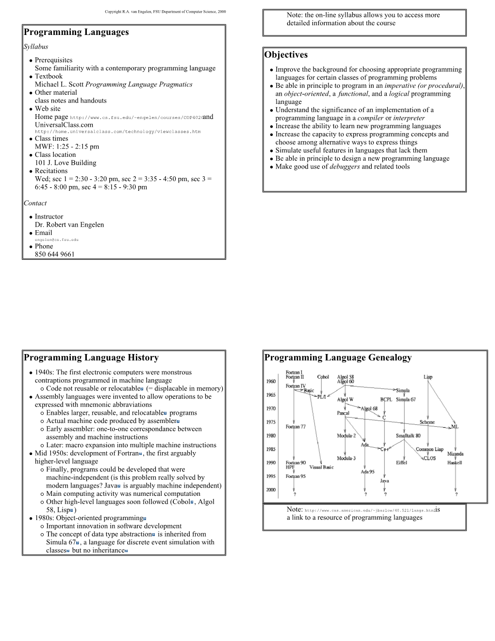 Programming Languages